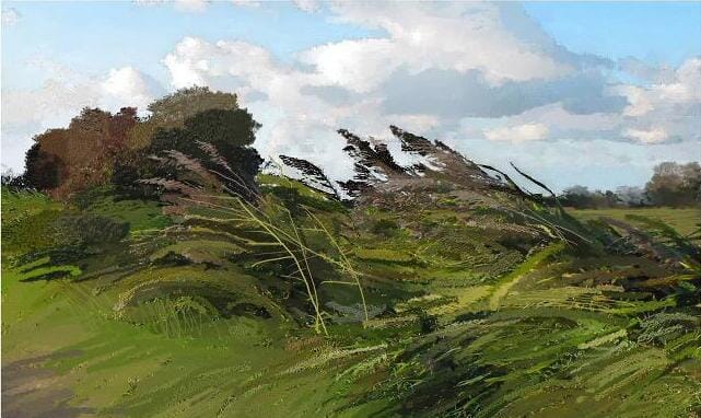 
Windblown Romney Marsh