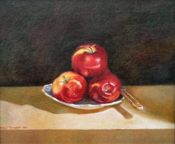 
Still life with apples