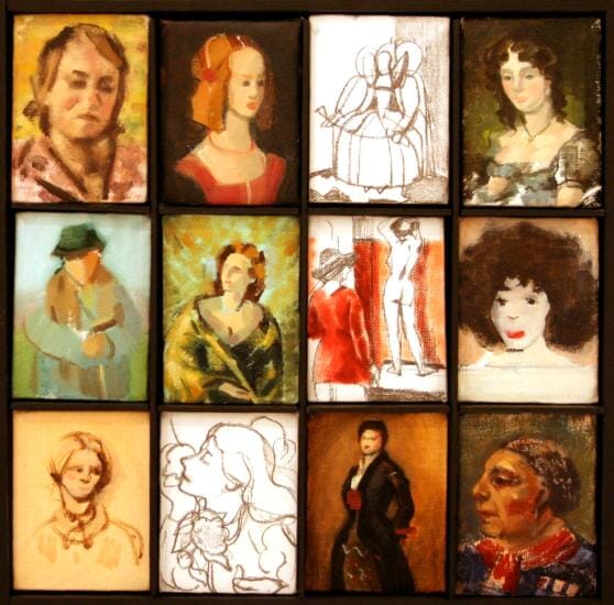 
Twelve famous women