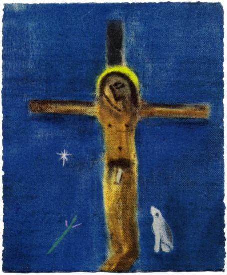 
Crucifixion and dog