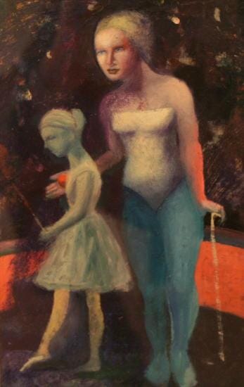 
Mother and daughter act
