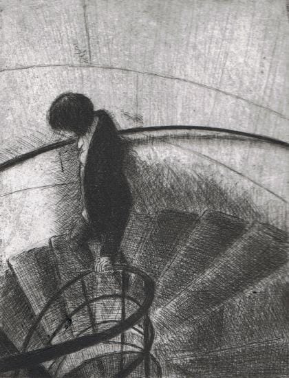 
Descending stairs