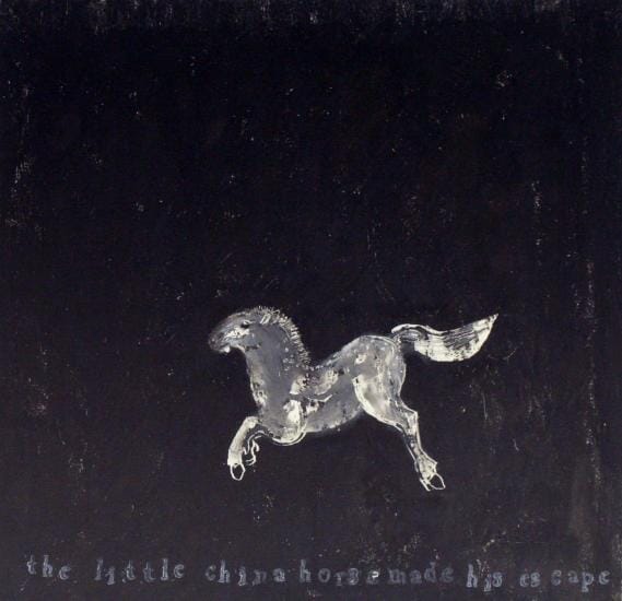 The little china horse made his escape