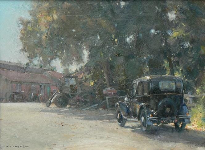 
Home farm and the Austin 12 - Sandbelk