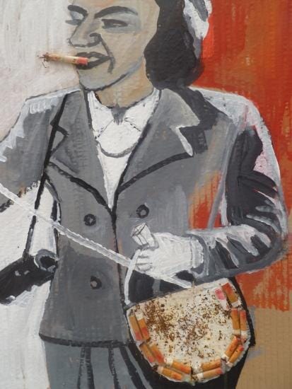 
Portrait of my mother as a young woman