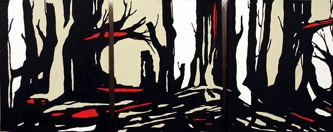 Against the Sky and Beyond #3 (triptych)
