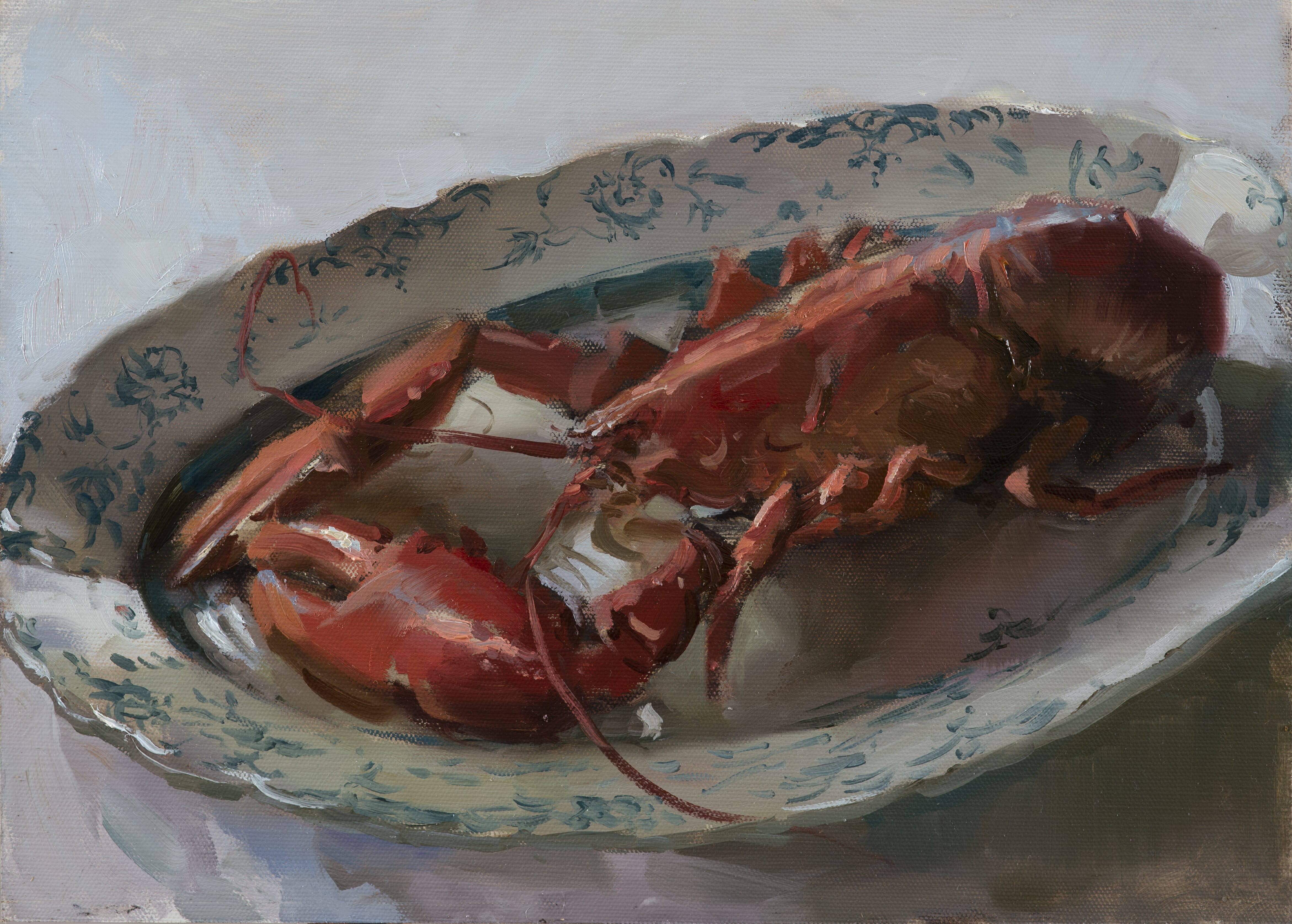  Lobster on China Dish