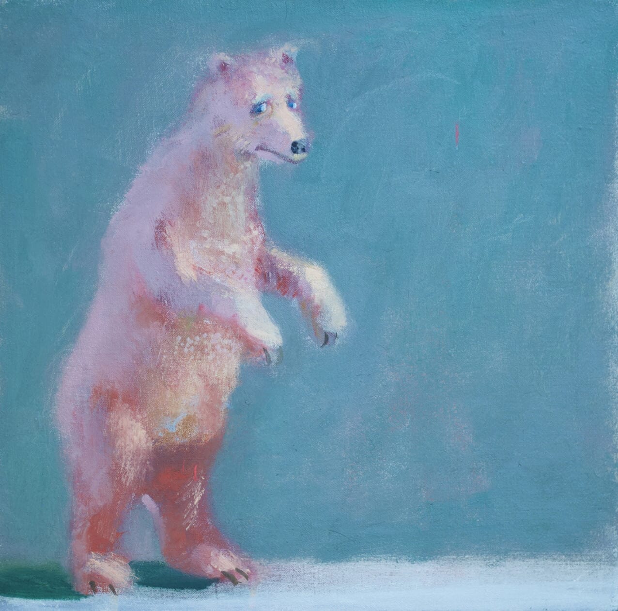  Standing Pink Bear