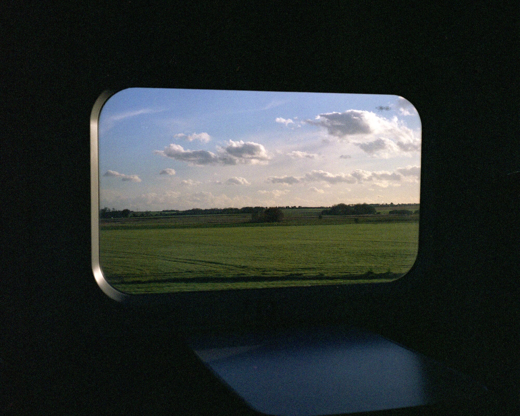 Summer Evening from the Train