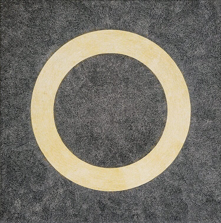 Yellow Circle; With Time [After Pousette-Dart]