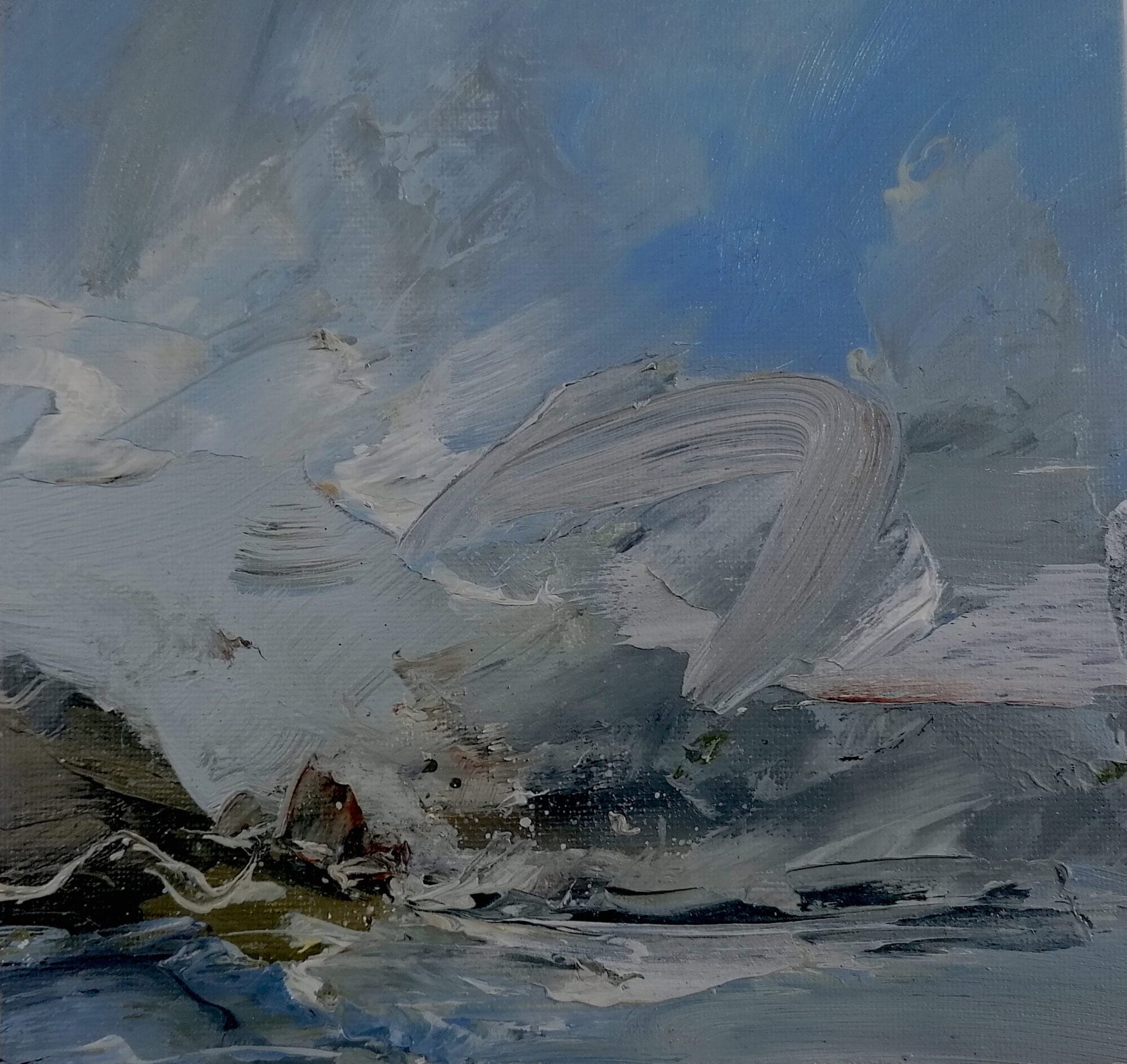Weather Study -  Wind Over Rooi Ness, Dale of Walls