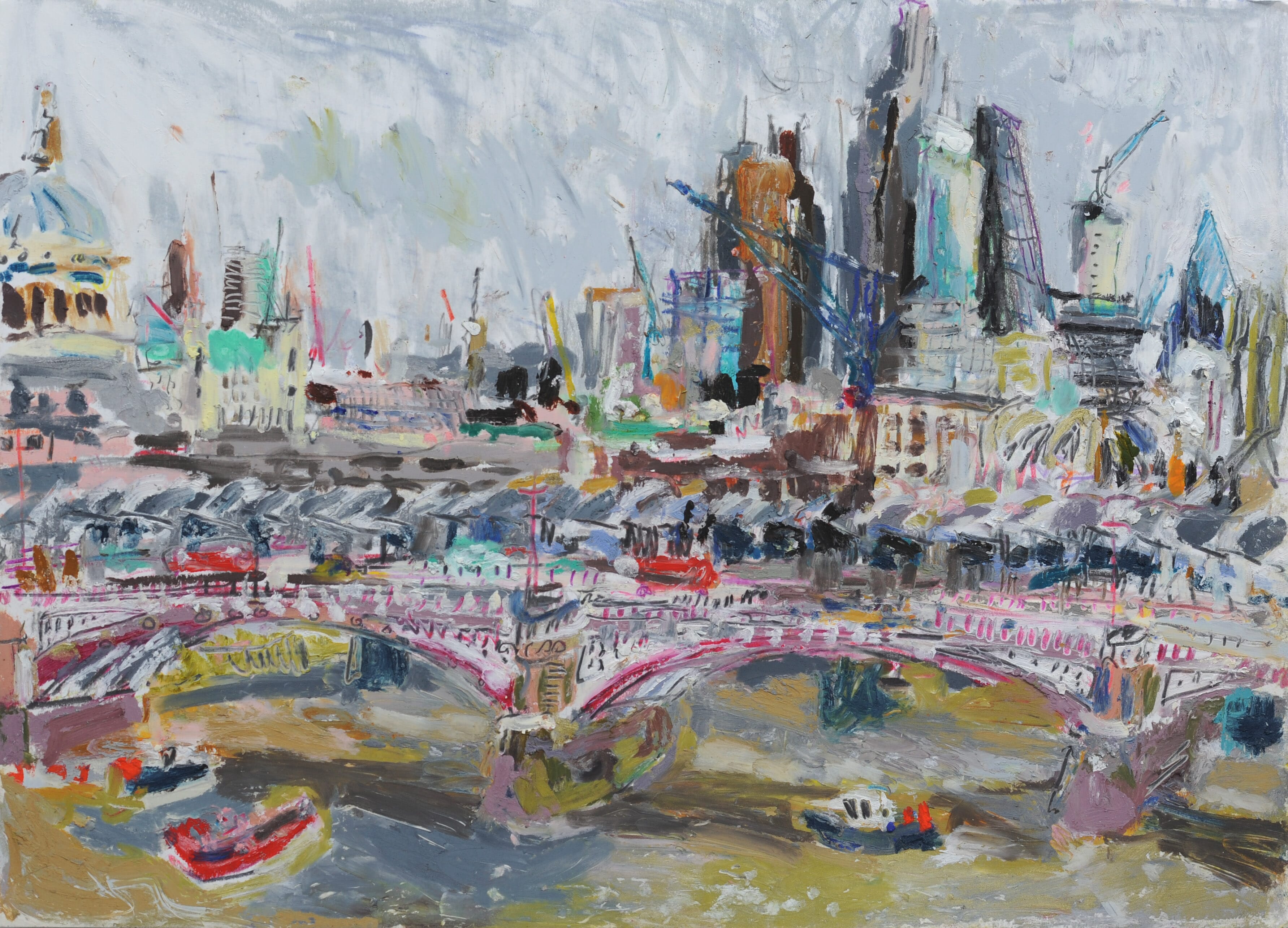 Blackfriars Bridge from the Oxo Tower, London